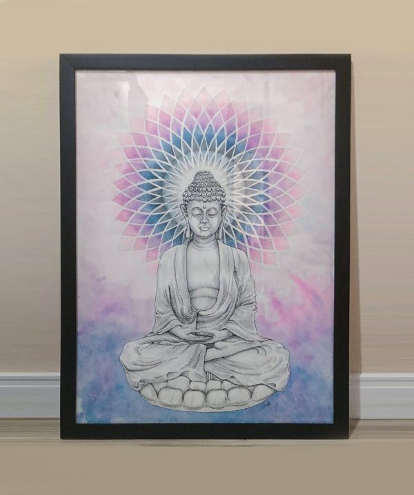 Satori Buda Obra Original Danilo Lucena Art